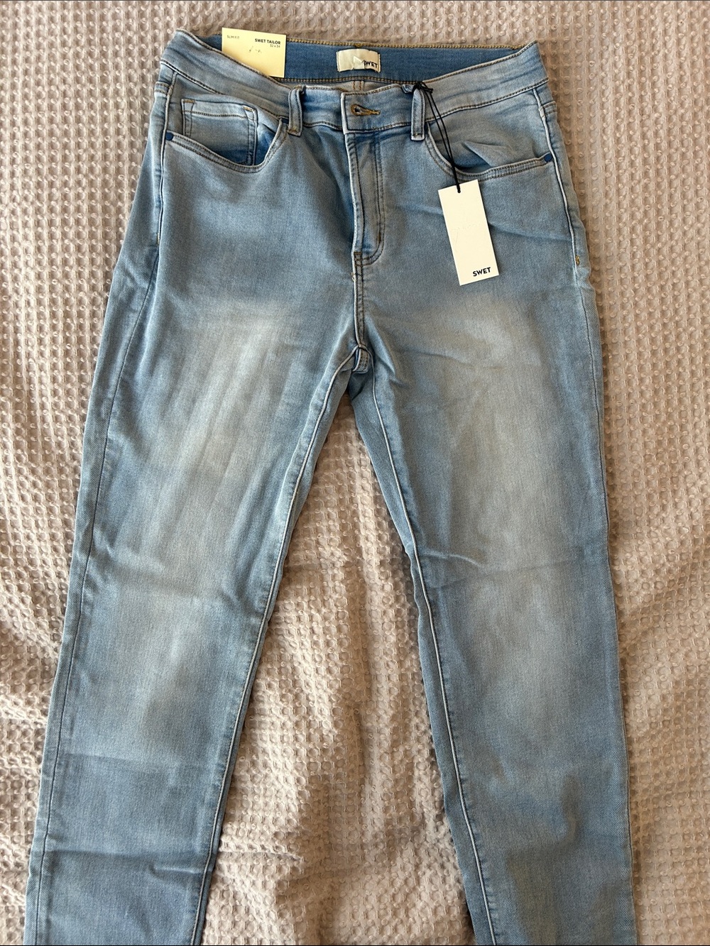 Slim Fit Light Blue Men’s Jeans - Swet Tailor 32x34